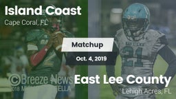 Matchup: Island Coast vs. East Lee County  2019