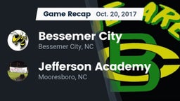Recap: Bessemer City  vs. Jefferson Academy  2017