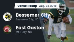 Recap: Bessemer City  vs. East Gaston  2018