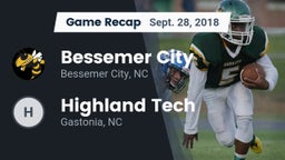 Recap: Bessemer City  vs. Highland Tech  2018