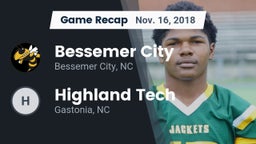 Recap: Bessemer City  vs. Highland Tech  2018