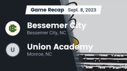 Recap: Bessemer City  vs. Union Academy  2023