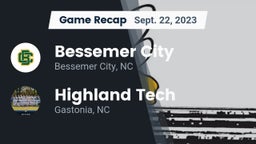 Recap: Bessemer City  vs. Highland Tech  2023