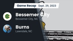 Recap: Bessemer City  vs. Burns  2023
