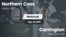 Matchup: Northern Cass vs. Carrington  2016