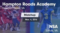 Matchup: Hampton Roads Academ vs. NSA 2016
