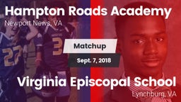 Matchup: Hampton Roads Academ vs. Virginia Episcopal School 2018