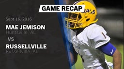 Recap: Mae Jemison  vs. Russellville  2016