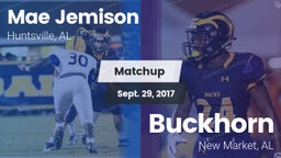 Matchup: MAE JEMISON HS vs. Buckhorn  2017