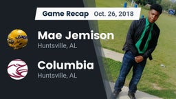 Recap: Mae Jemison  vs. Columbia  2018