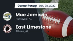 Recap: Mae Jemison  vs. East Limestone  2022