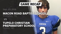 Recap: Macon Road Baptist School vs. Tupelo Christian Preparatory School 2016