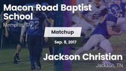 Matchup: Macon Road Baptist vs. Jackson Christian  2017