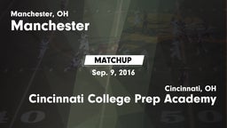 Matchup: Manchester vs. Cincinnati College Prep Academy  2016