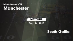 Matchup: Manchester vs. South Gallia  2016