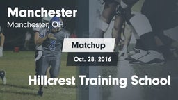 Matchup: Manchester vs. Hillcrest Training School 2016