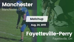 Matchup: Manchester vs. Fayetteville-Perry  2018