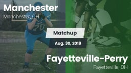 Matchup: Manchester vs. Fayetteville-Perry  2019