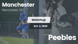 Matchup: Manchester vs. Peebles 2020