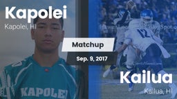 Matchup: Kapolei vs. Kailua  2017