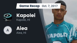 Recap: Kapolei  vs. Aiea  2017