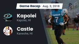 Recap: Kapolei  vs. Castle  2018