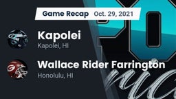 Recap: Kapolei  vs. Wallace Rider Farrington 2021