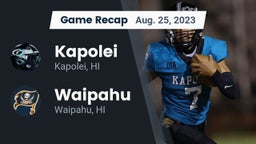 Recap: Kapolei  vs. Waipahu   2023