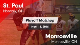 Matchup: St. Paul vs. Monroeville  2016