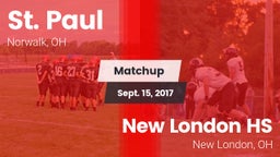 Matchup: St. Paul vs. New London HS 2017