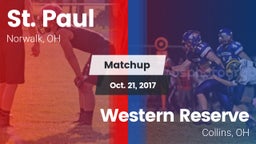 Matchup: St. Paul vs. Western Reserve  2017