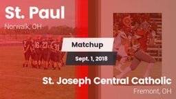 Matchup: St. Paul vs. St. Joseph Central Catholic  2018