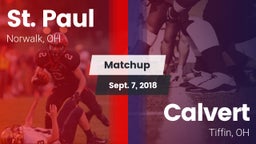 Matchup: St. Paul vs. Calvert  2018