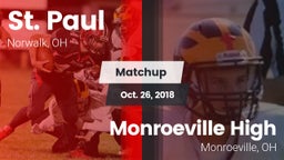 Matchup: St. Paul vs. Monroeville High 2018