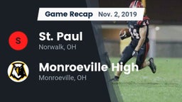Recap: St. Paul  vs. Monroeville High 2019