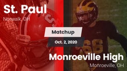 Matchup: St. Paul vs. Monroeville High 2020