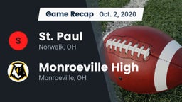 Recap: St. Paul  vs. Monroeville High 2020