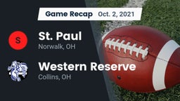 Recap: St. Paul  vs. Western Reserve  2021