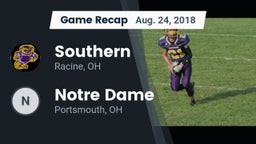 Recap: Southern  vs. Notre Dame  2018
