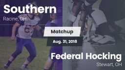 Matchup: Southern vs. Federal Hocking  2018