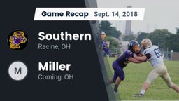 Recap: Southern  vs. Miller  2018