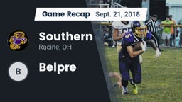 Recap: Southern  vs. Belpre 2018