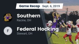 Recap: Southern  vs. Federal Hocking  2019