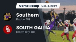 Recap: Southern  vs. SOUTH GALLIA  2019