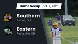 Recap: Southern  vs. Eastern  2020