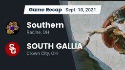 Recap: Southern  vs. SOUTH GALLIA  2021