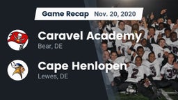 Recap: Caravel Academy vs. Cape Henlopen  2020