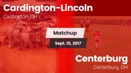 Matchup: Cardington-Lincoln vs. Centerburg  2017