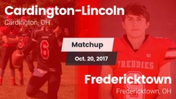 Matchup: Cardington-Lincoln vs. Fredericktown  2017