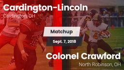 Matchup: Cardington-Lincoln vs. Colonel Crawford  2018